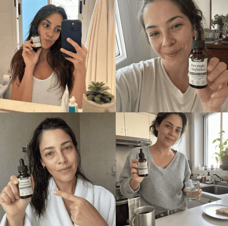 PurezaDrops™ | Drena Naturalmente la Hinchazón del Rostro, Abdomen y Piernas
