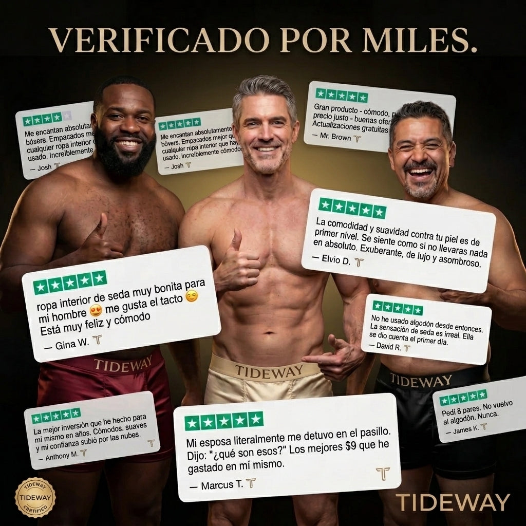 Bóxer Tideway Premium™ · 5 Bóxer de REGALO